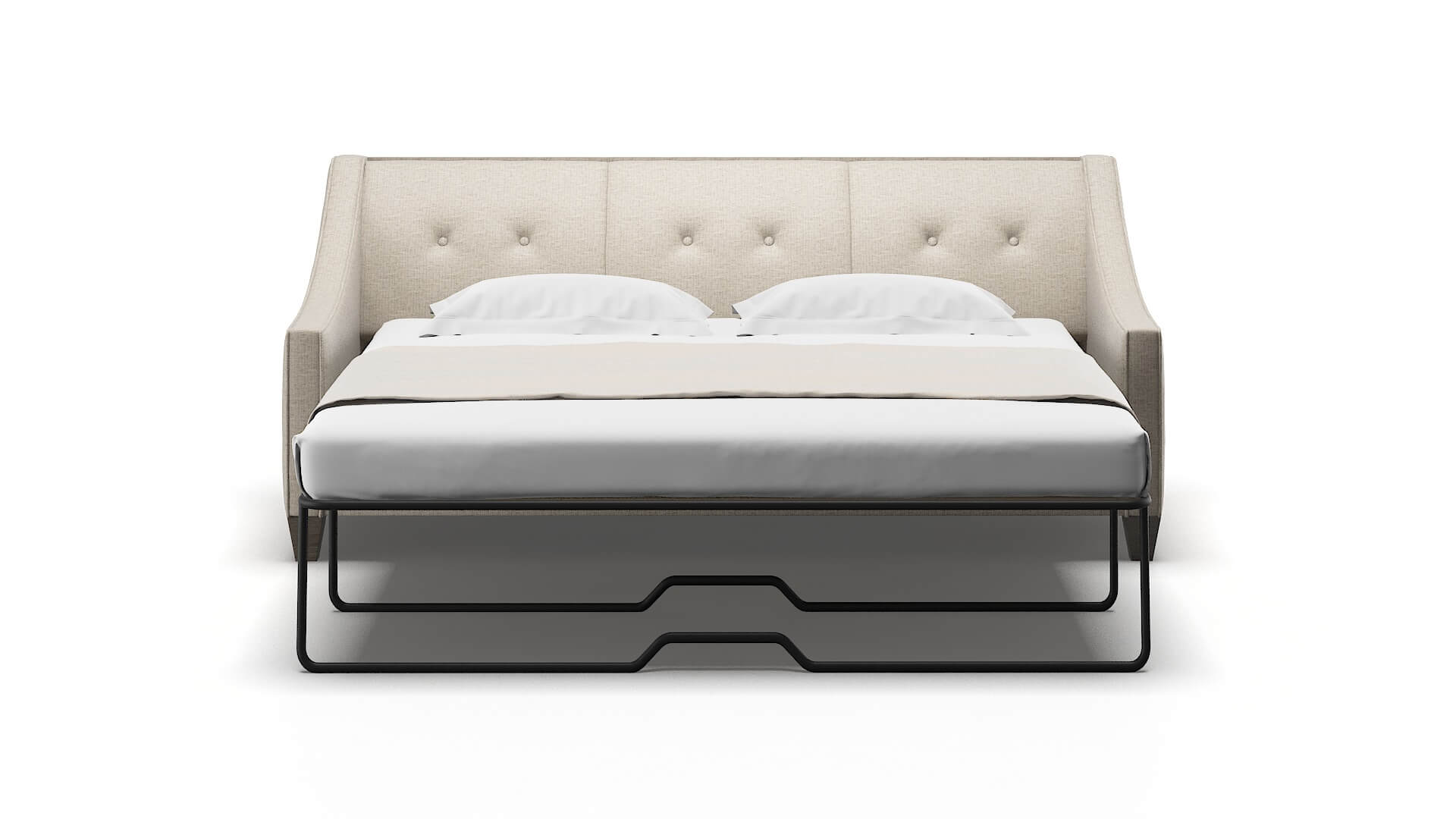 Berlin Parker Wheat Sofa Sleeper Espresso legs 1