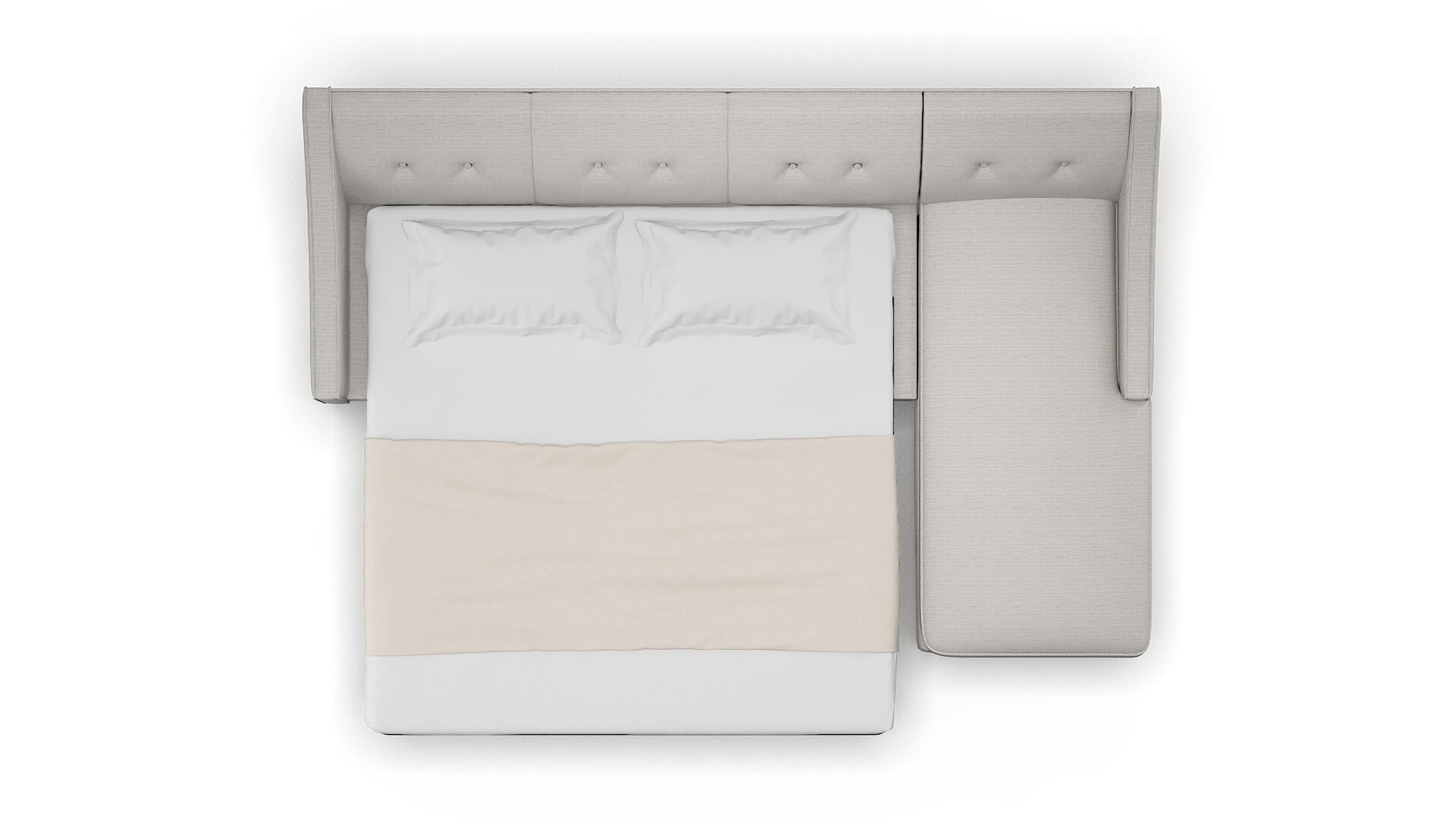 Berlin Phoenix Silver Panel Sleeper Espresso legs 3