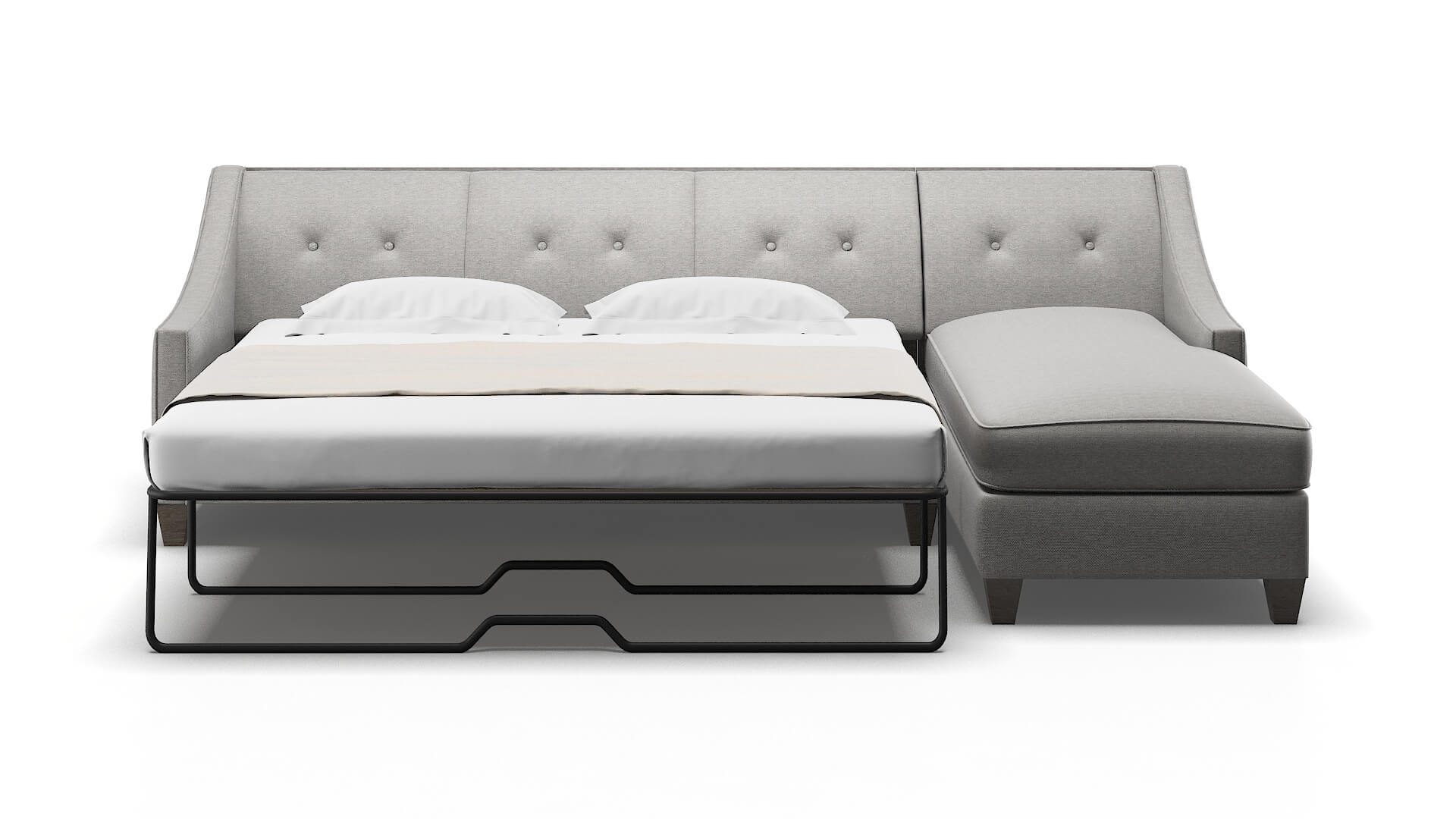 Berlin Phoenix Smoke Panel Sleeper Espresso legs 1