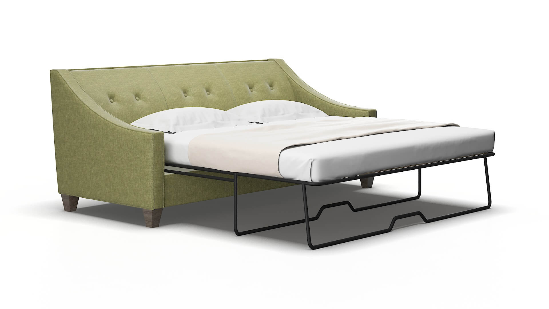 Berlin Portland Basil Sofa Sleeper Espresso legs 2