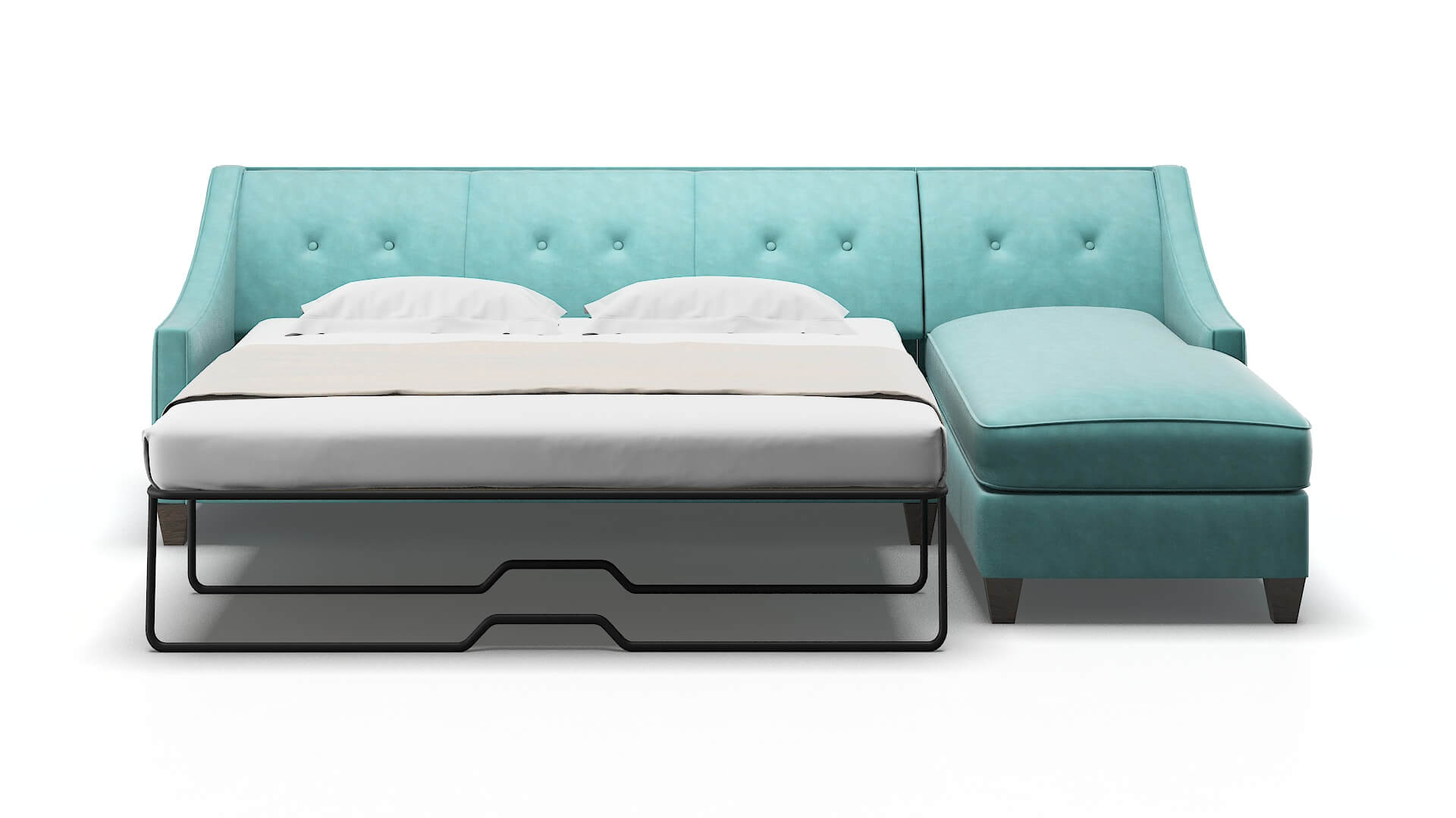 Berlin Portland Mercury Panel Sleeper Espresso legs 1