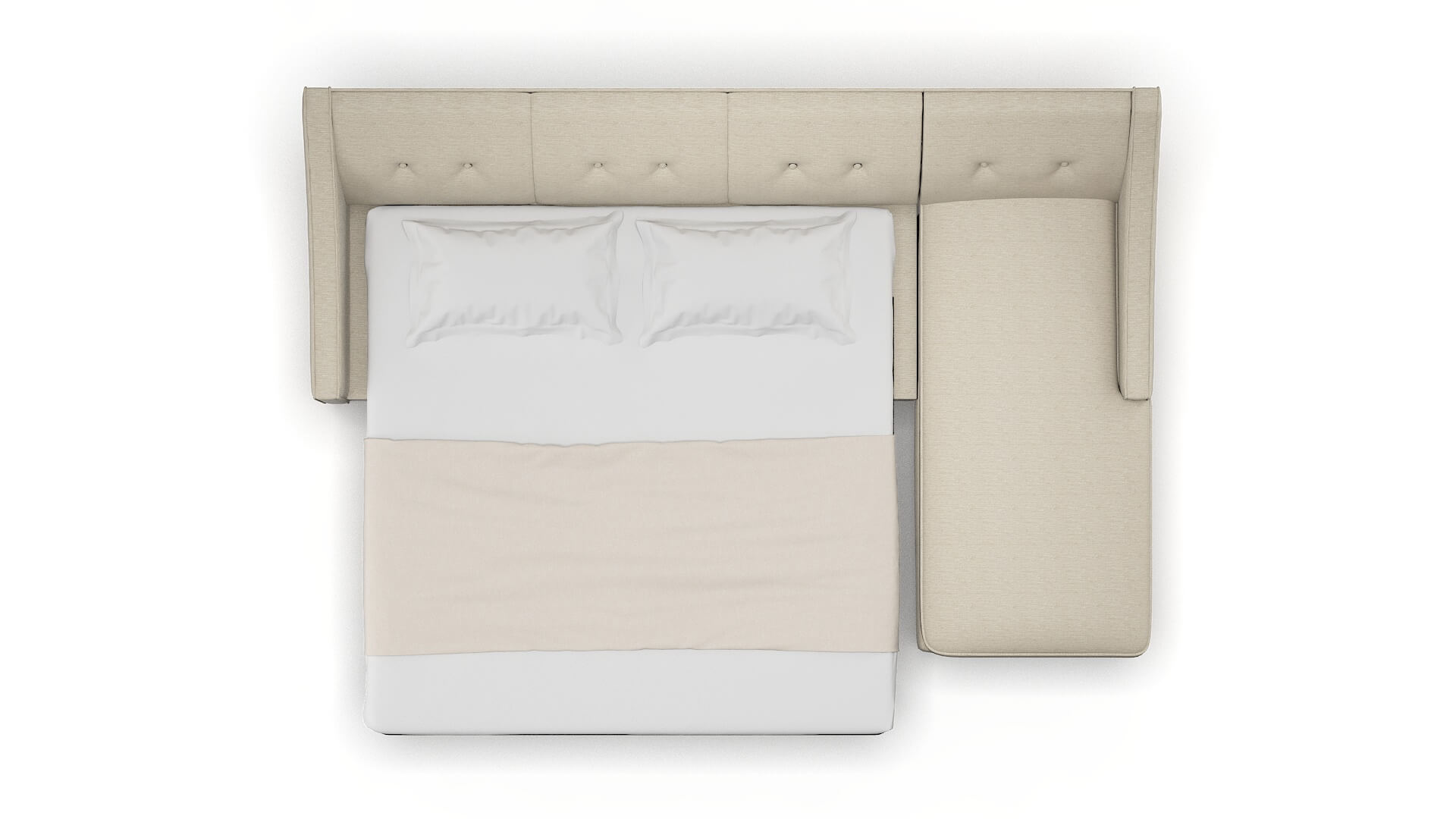 Berlin Prime Dusk Panel Sleeper Espresso legs 3