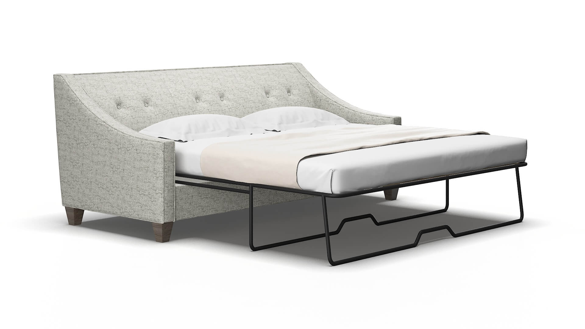 Berlin Prime gravel Sofa sleeper Espresso Legs  2