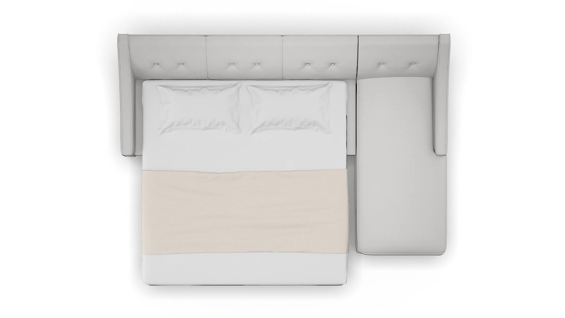 Berlin Prisma Steam Panel Sleeper Espresso legs 3