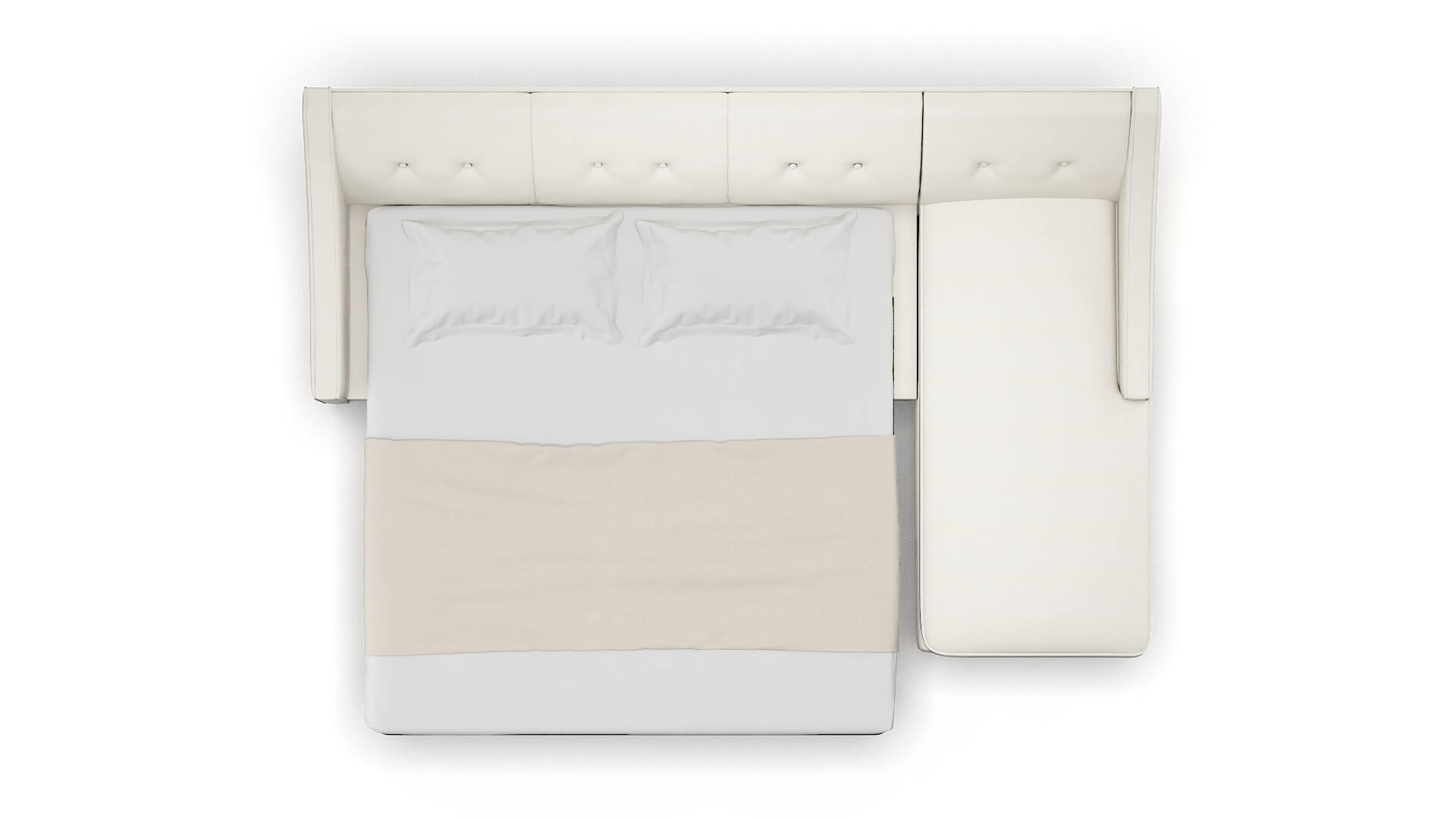 Berlin R_prize Cream Panel Sleeper Espresso legs 3