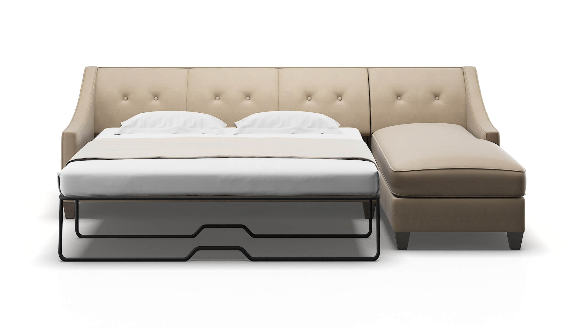 Berlin Rocket Cappuccino Panel Sleeper Espresso legs 1