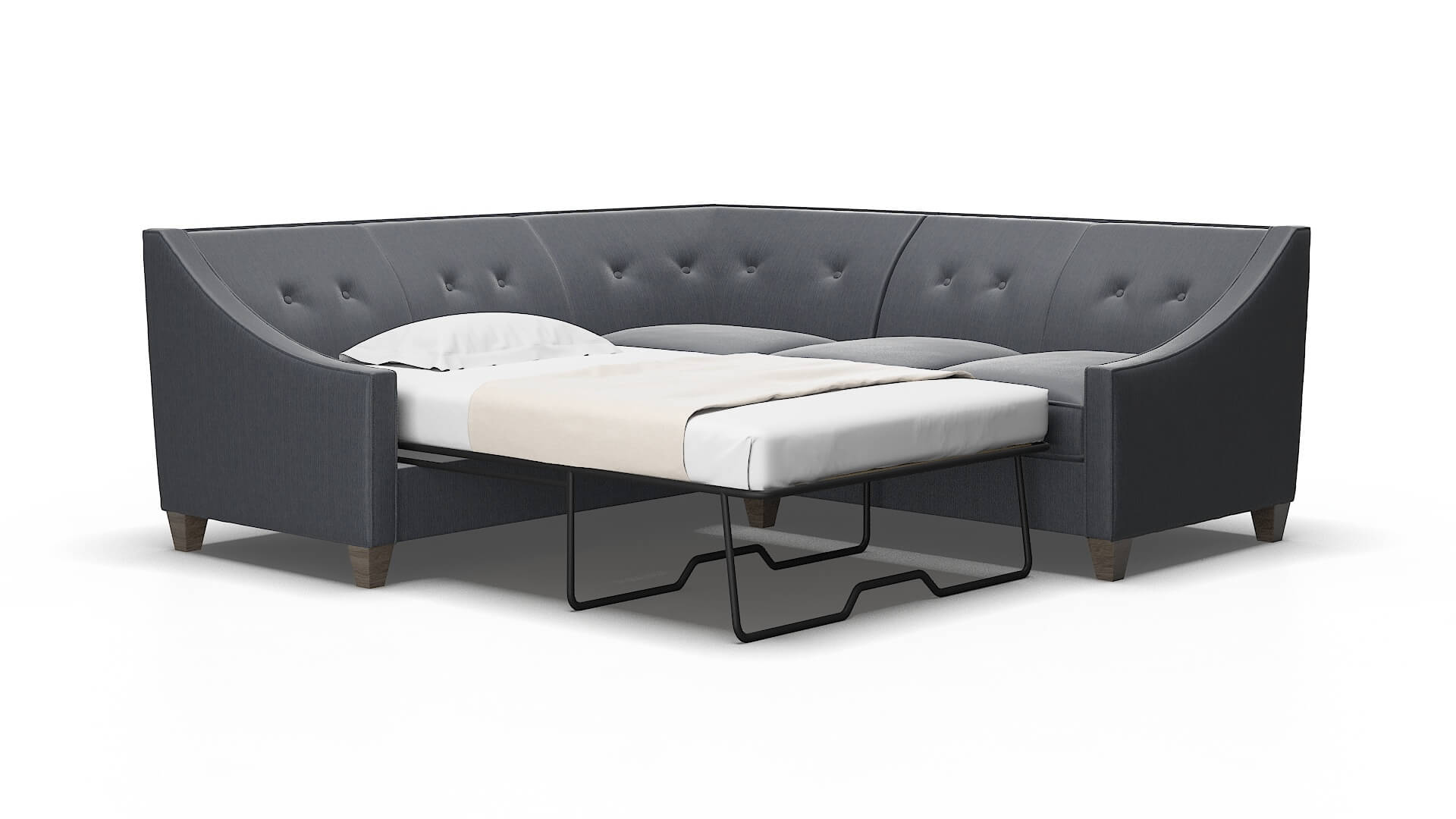 Berlin Rocket Eclipse Sectional Sleeper Espresso legs 2