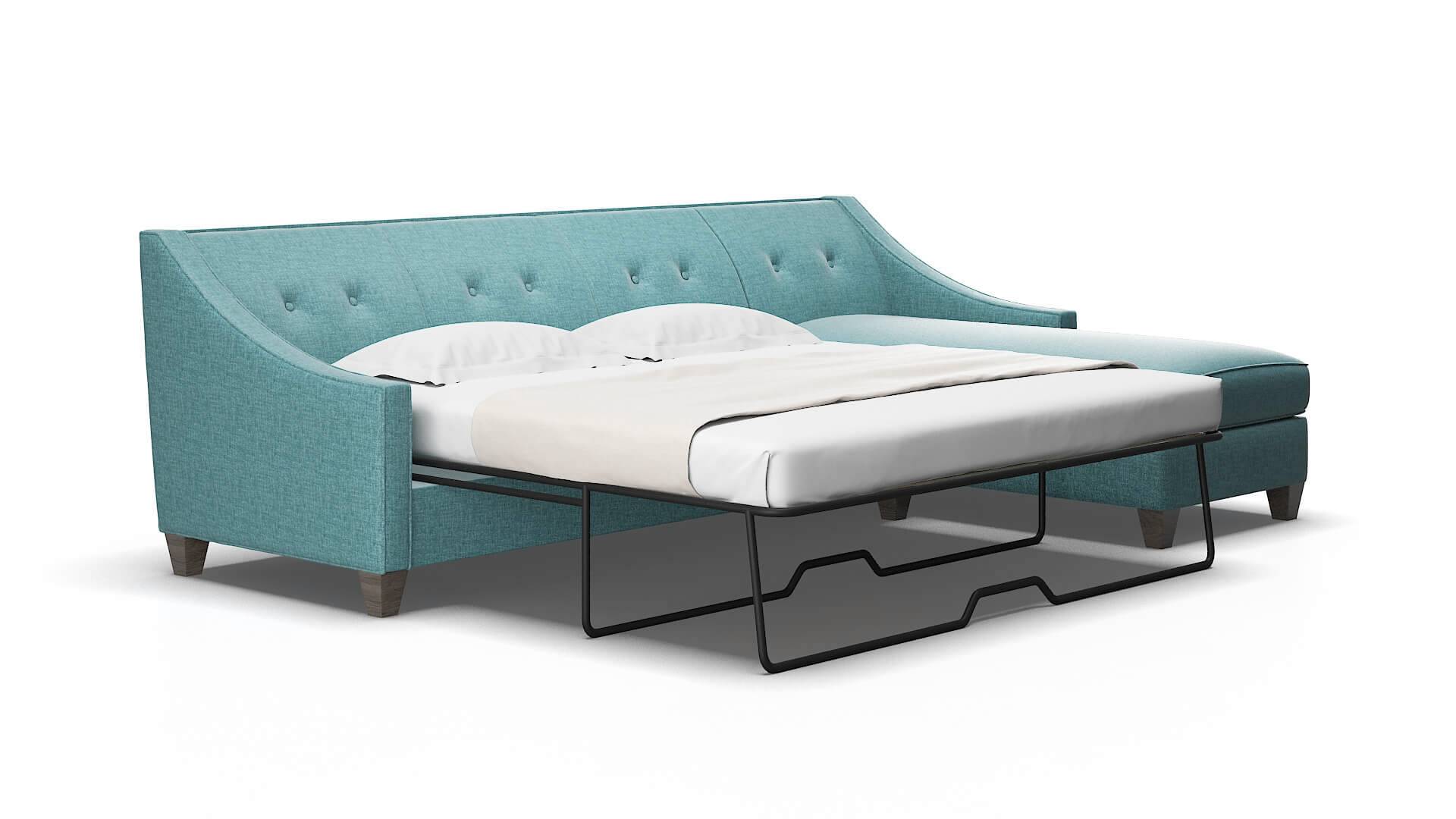 Berlin Rocket Peacock Panel Sleeper Espresso legs 2