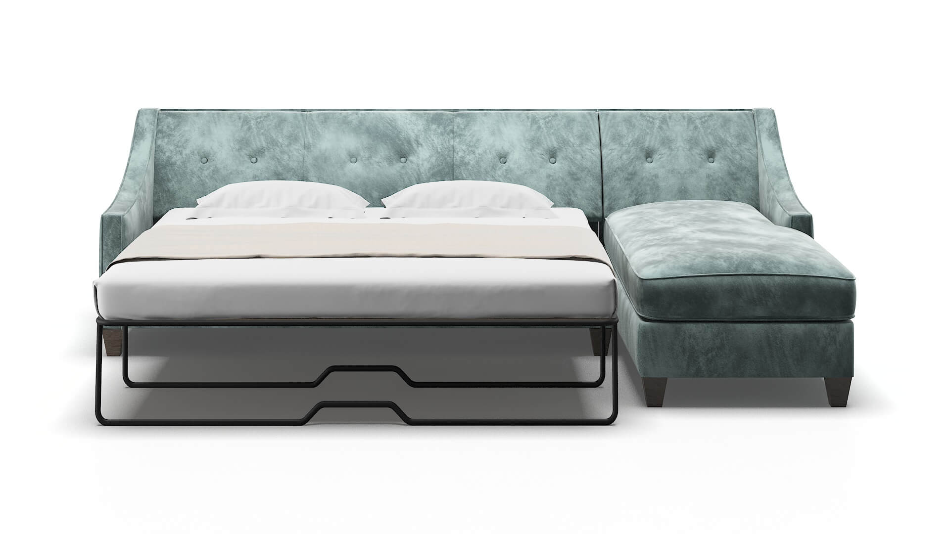 Berlin Royale Cloud Panel Sleeper Espresso legs 1