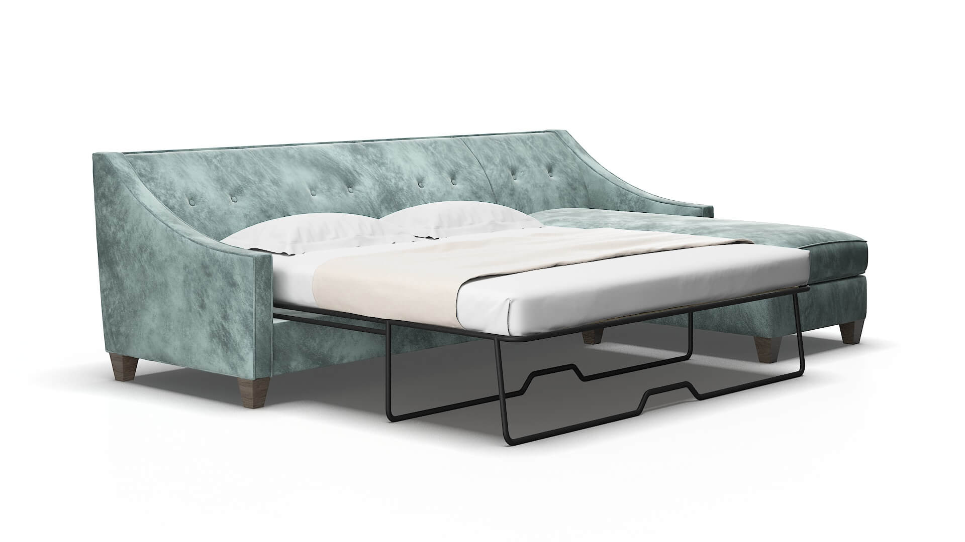 Berlin Royale cloud Panel sleeper Espresso Legs  2