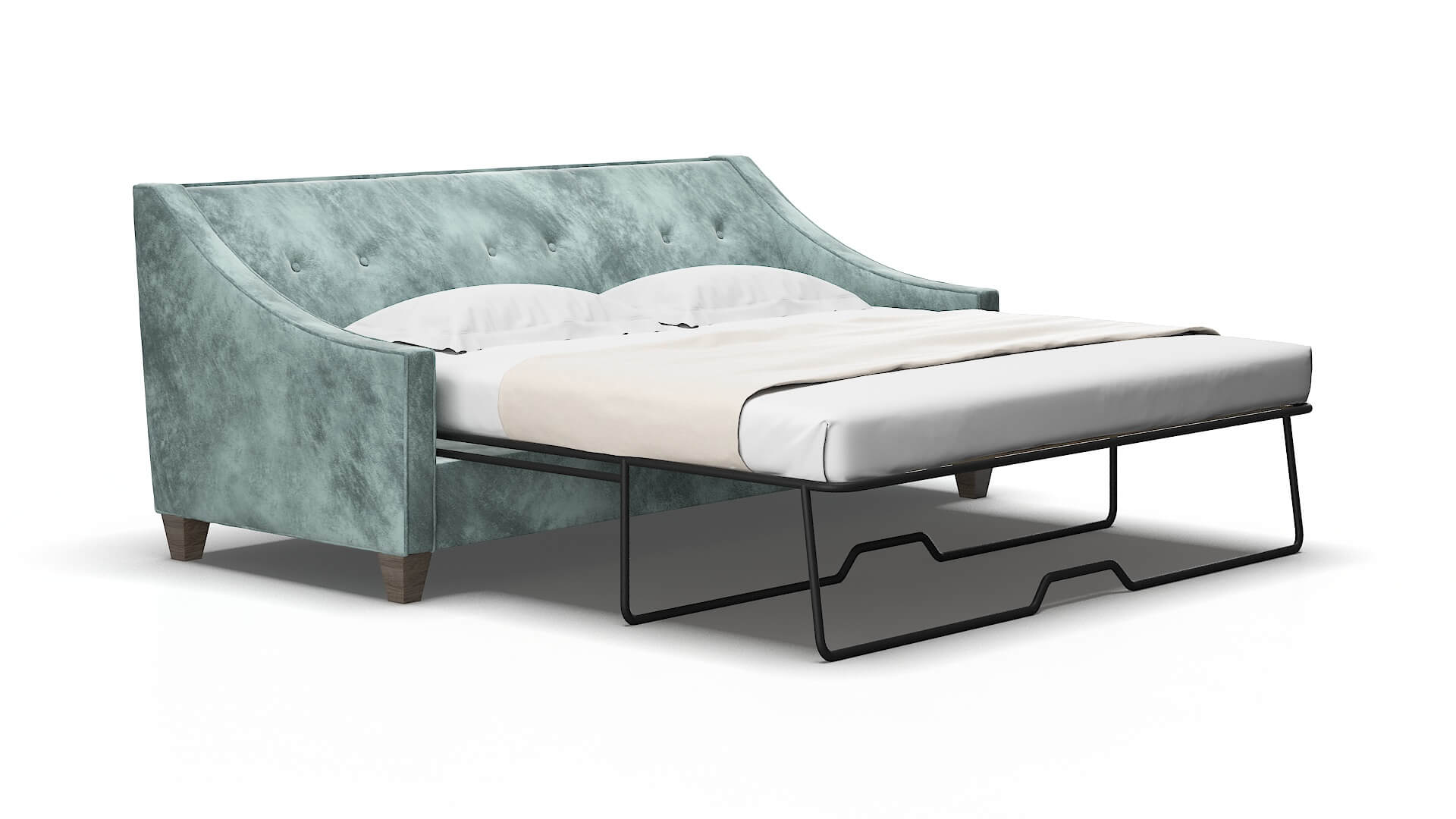 Berlin Royale Cloud Sofa Sleeper Espresso legs 2