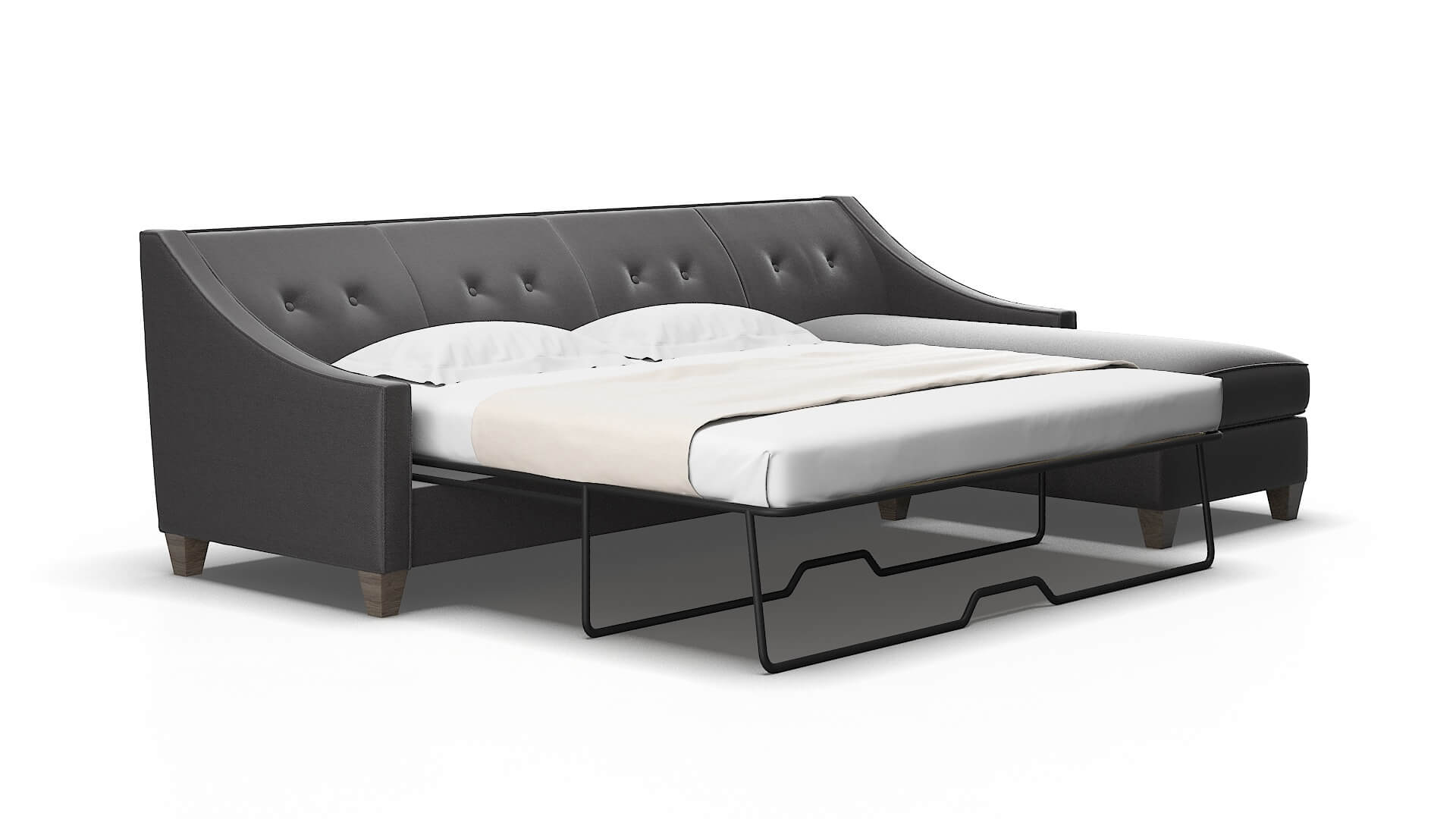 Berlin Royale Eclipse Panel Sleeper Espresso legs 2