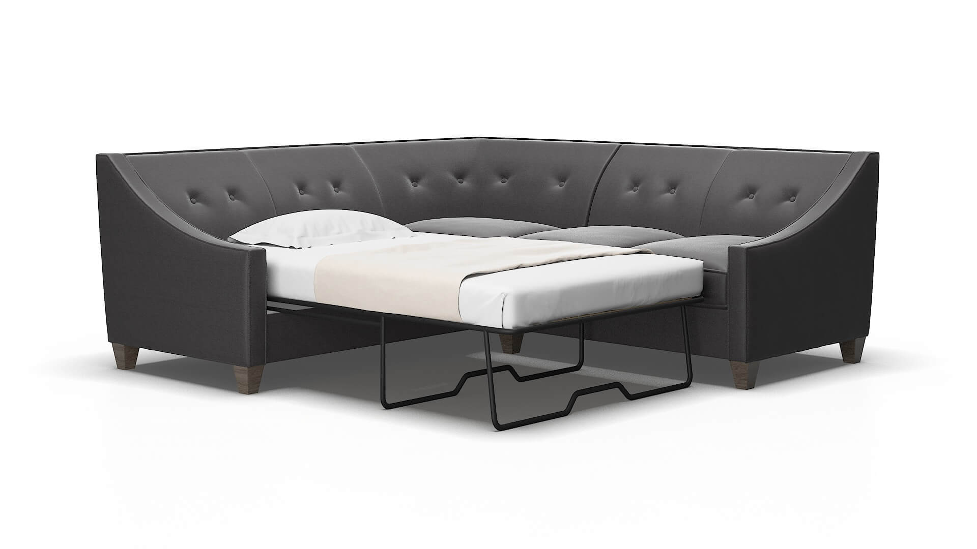 Berlin Royale eclipse Sectional sleeper Espresso Legs  2