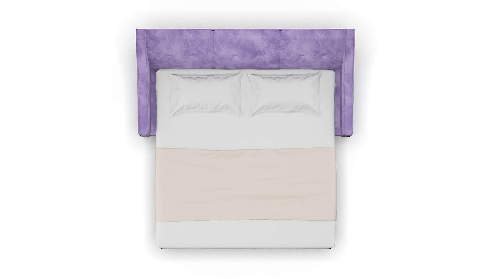 Berlin Royale Lavender Sofa Sleeper Espresso legs 3