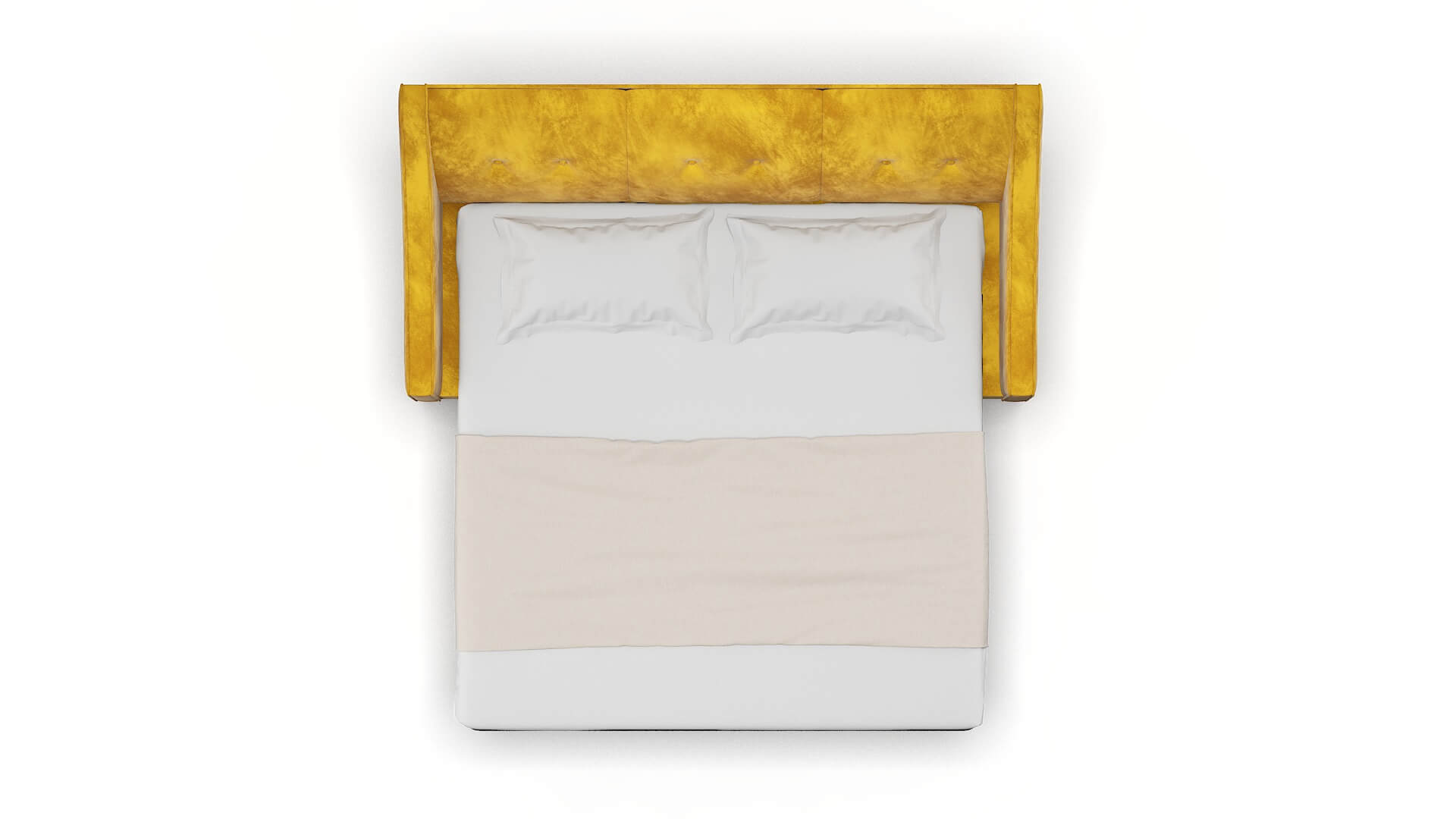 Berlin Royale Marigold Sofa Sleeper Espresso legs 3