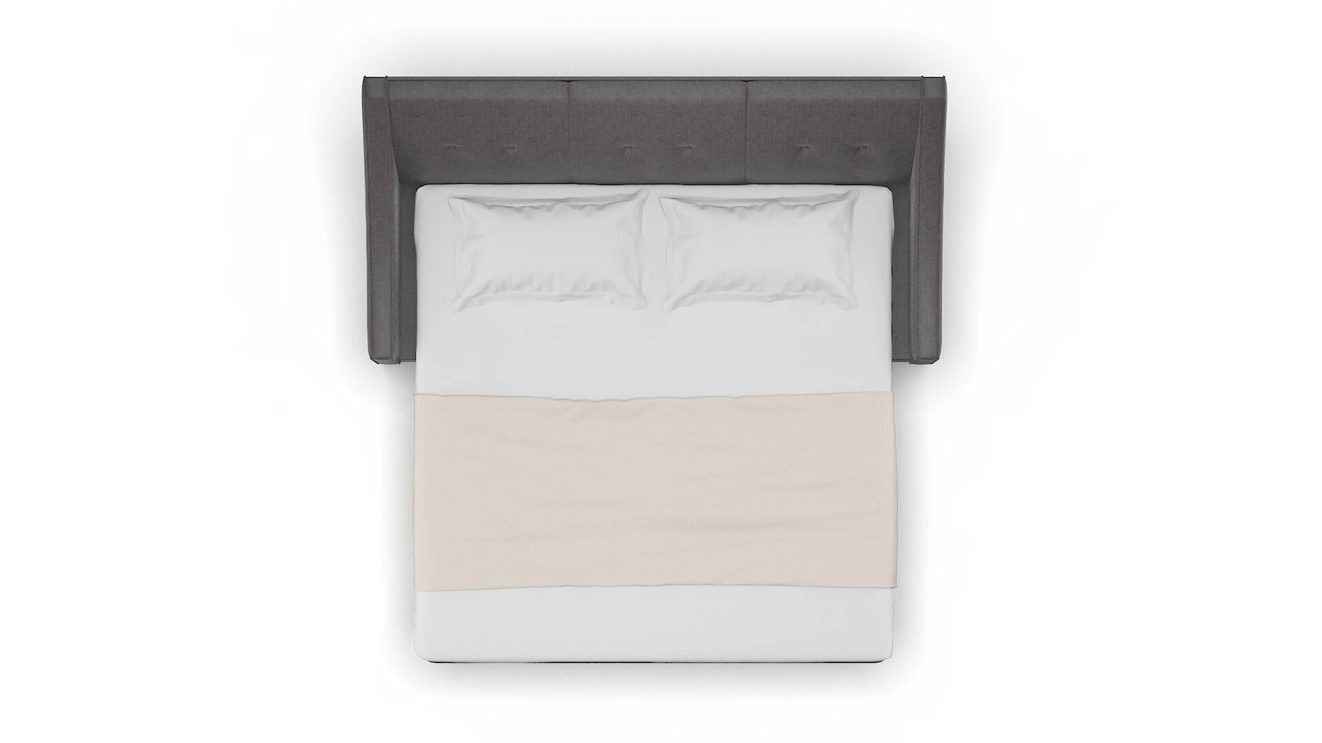 Berlin Sasha Grey Sofa Sleeper Espresso legs 3