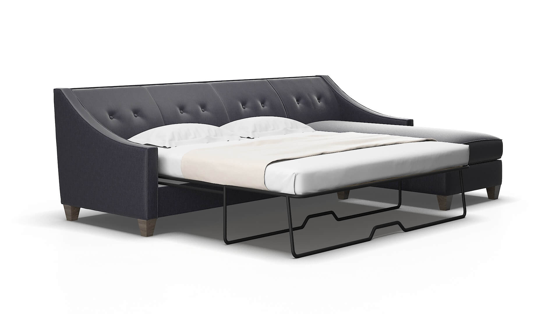 Berlin Sasha navy Panel sleeper Espresso Legs  2