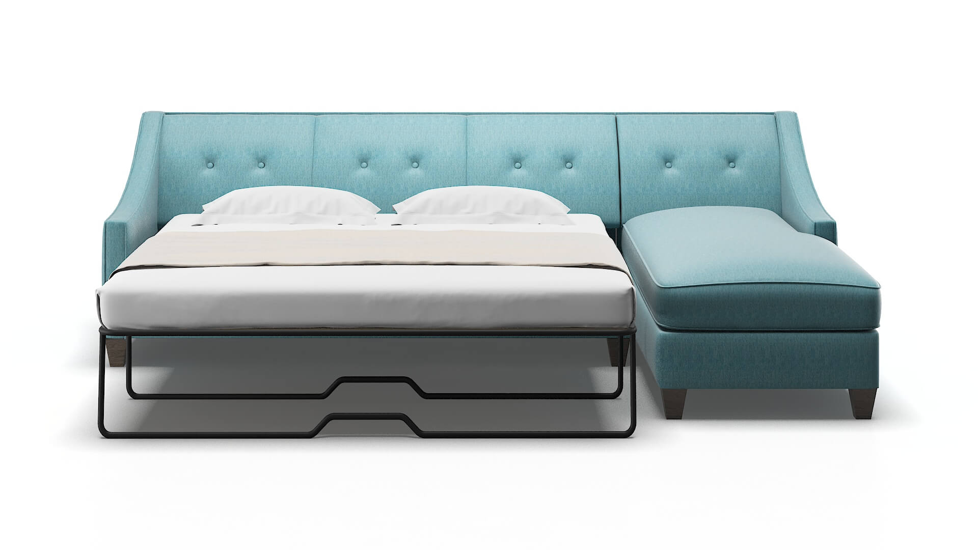 Berlin Sorrento Denim Panel Sleeper Espresso legs 1