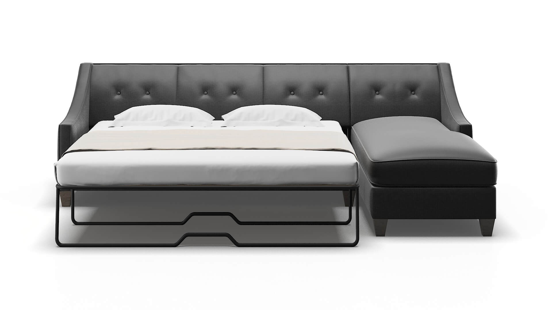 Berlin Sosoftness 54 Panel Sleeper Espresso legs 1
