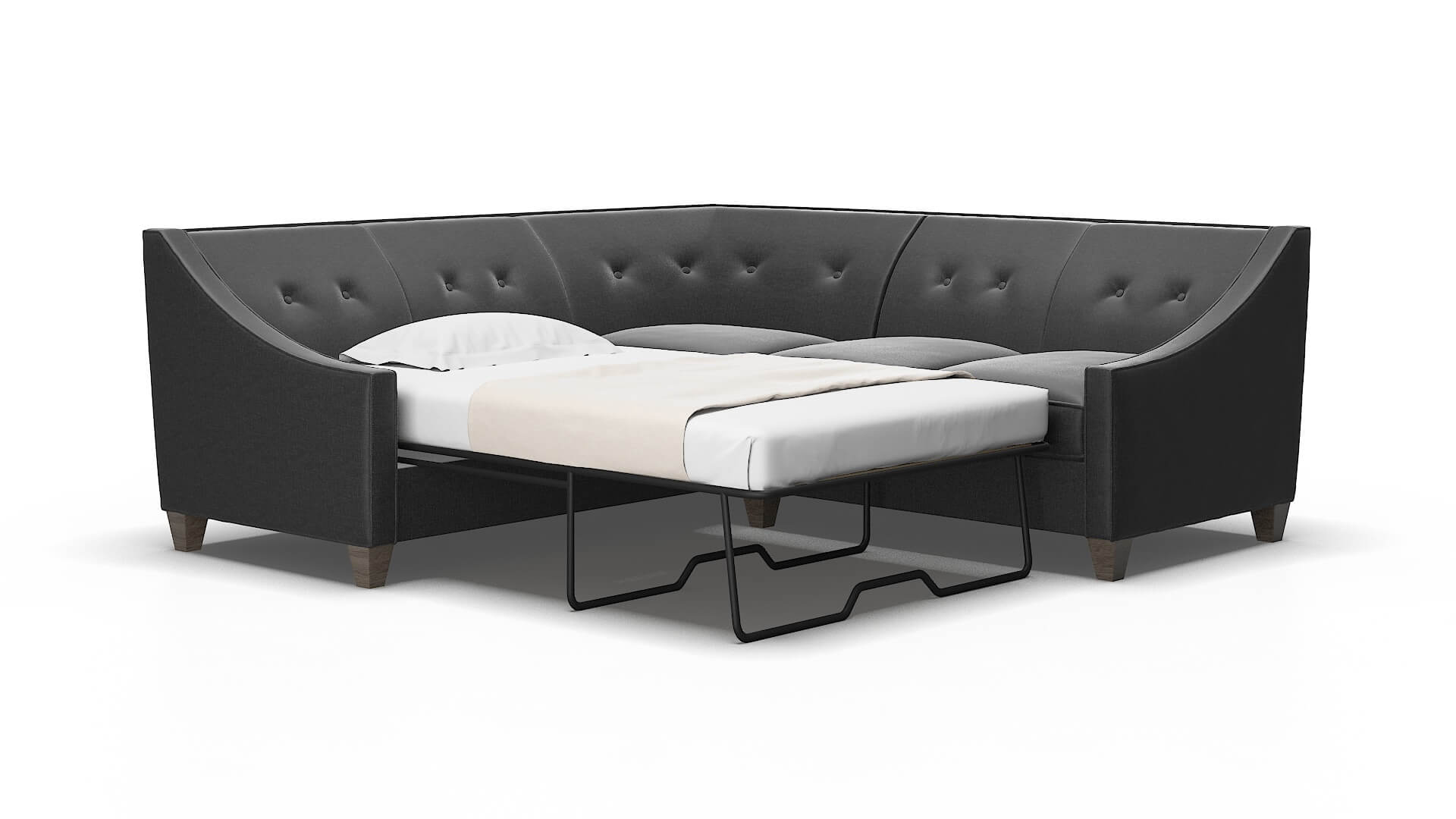 Berlin Sosoftness 54 Sectional sleeper Espresso Legs  2