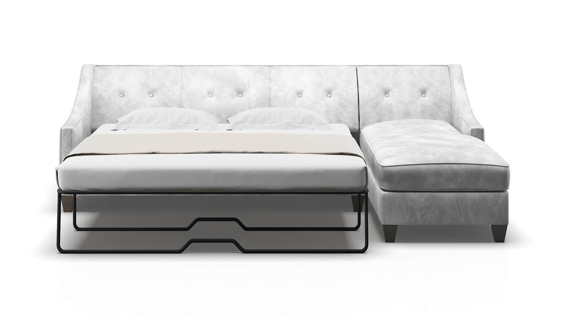 Berlin Terrain Pearl Panel Sleeper Espresso legs 1