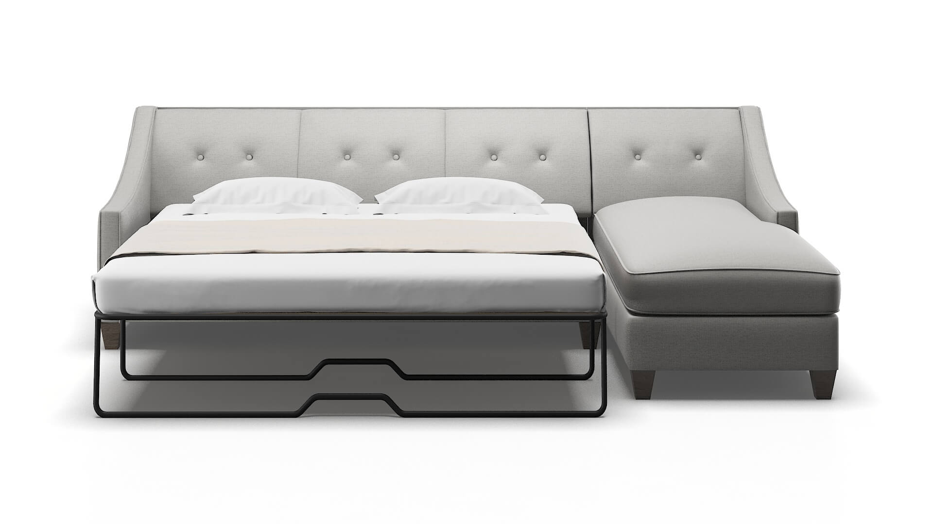 Berlin Urban_d Pepper Panel Sleeper Espresso legs 1