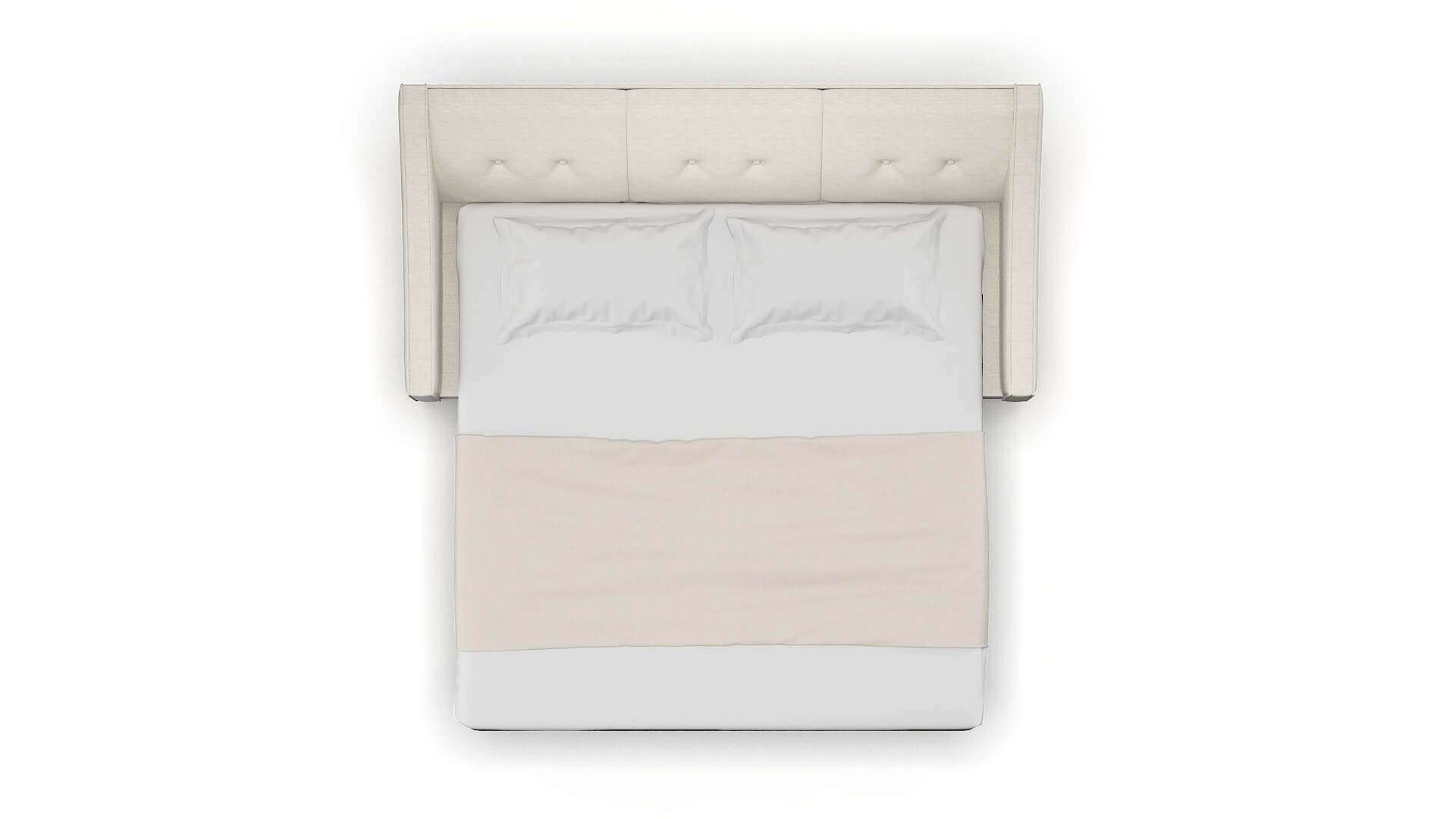 Berlin Venus Cream Sofa Sleeper Espresso legs 3