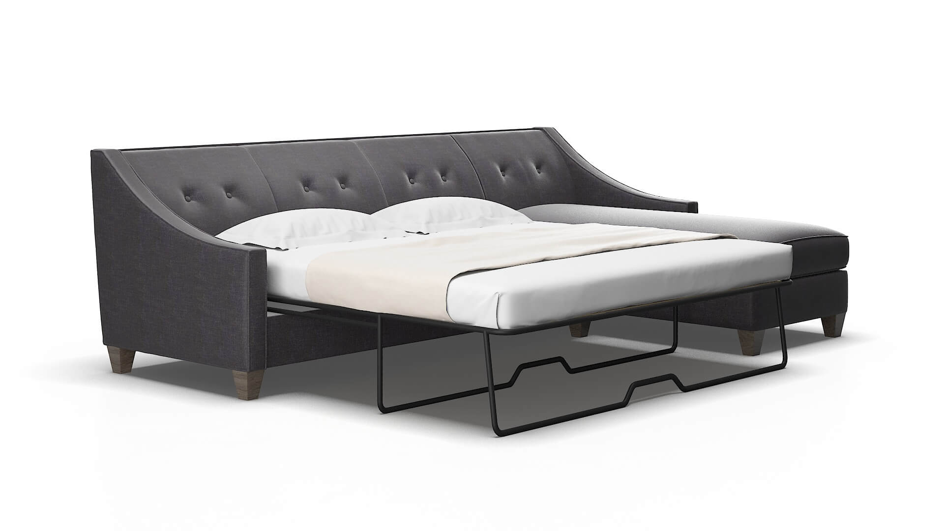 Berlin Venus onyx Panel sleeper Espresso Legs  2