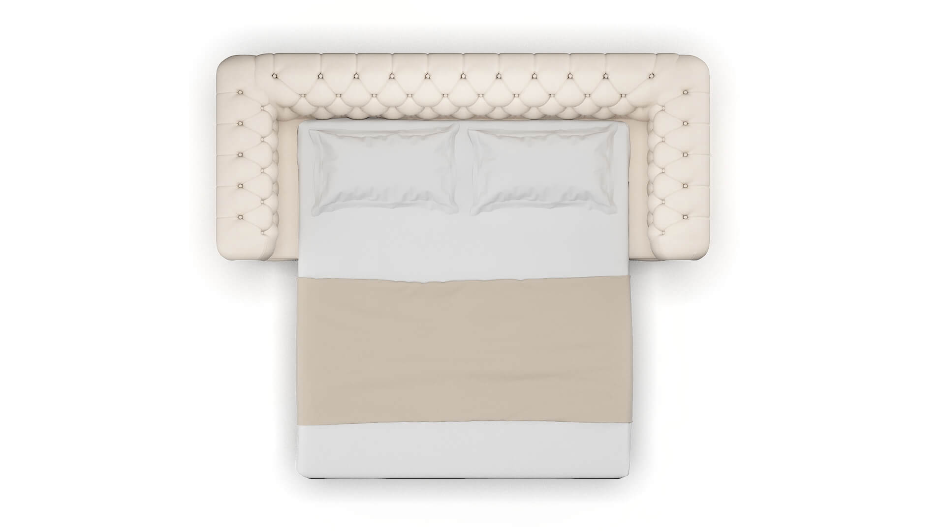 Bordeaux Bella Buckwheat Sofa Sleeper Espresso legs 3