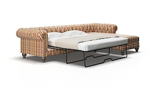 Bordeaux Bodhi tango Panel sleeper Espresso Legs  2