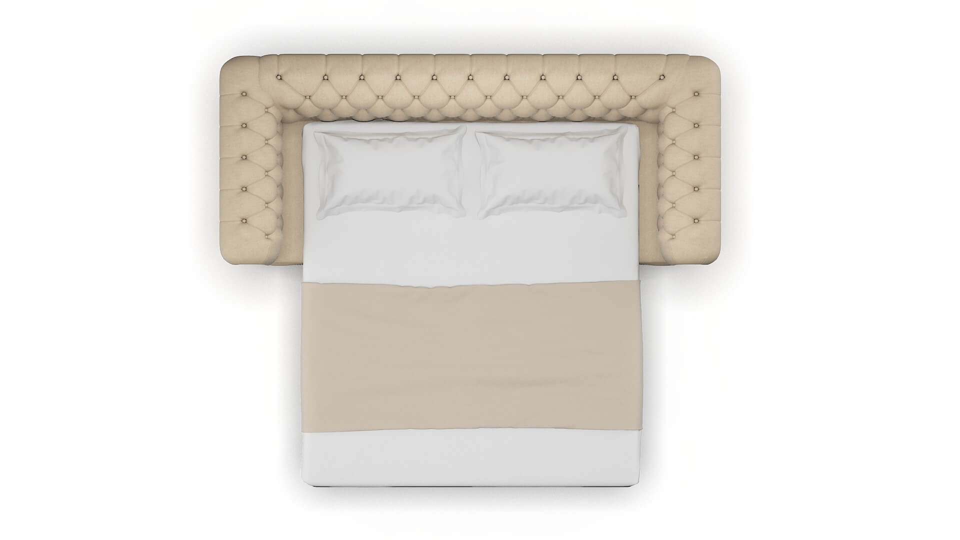 Bordeaux Cosmo Fawn Sofa Sleeper Espresso legs 3