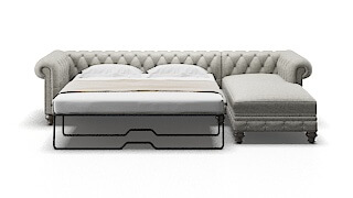 Bordeaux Derby Ash Panel Sleeper Espresso legs 1