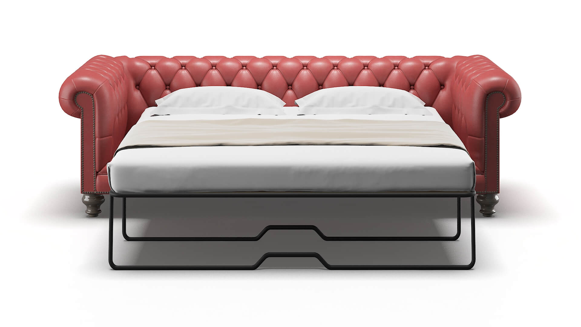 Bordeaux Dillion Cordovan Sofa Sleeper Espresso legs 1