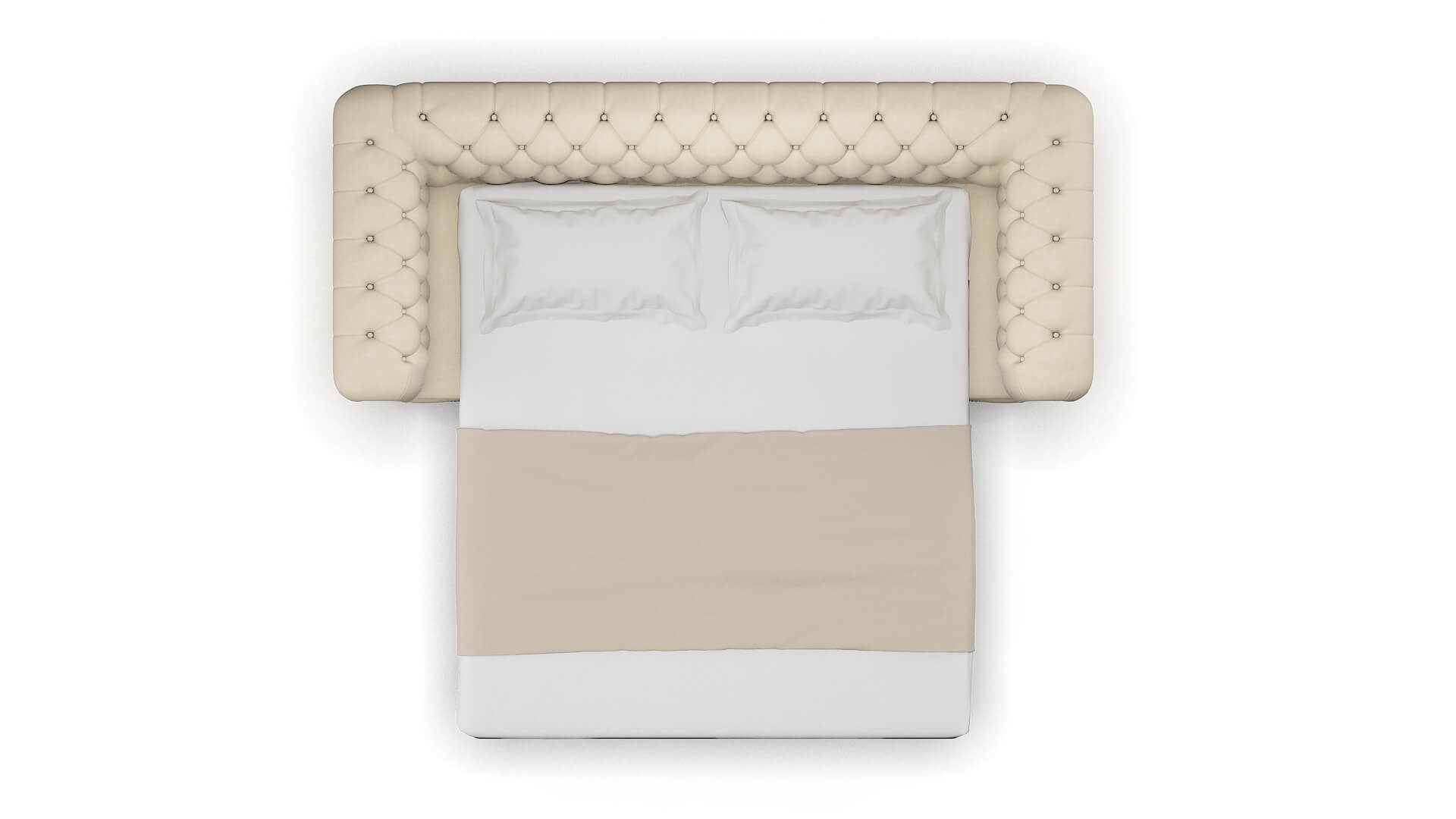 Bordeaux Dream_d Almond Sofa Sleeper Espresso legs 3