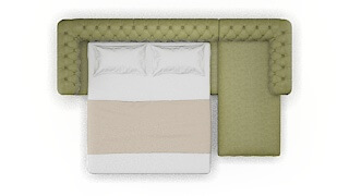 Bordeaux Dream_d Forest Panel Sleeper Espresso legs 3