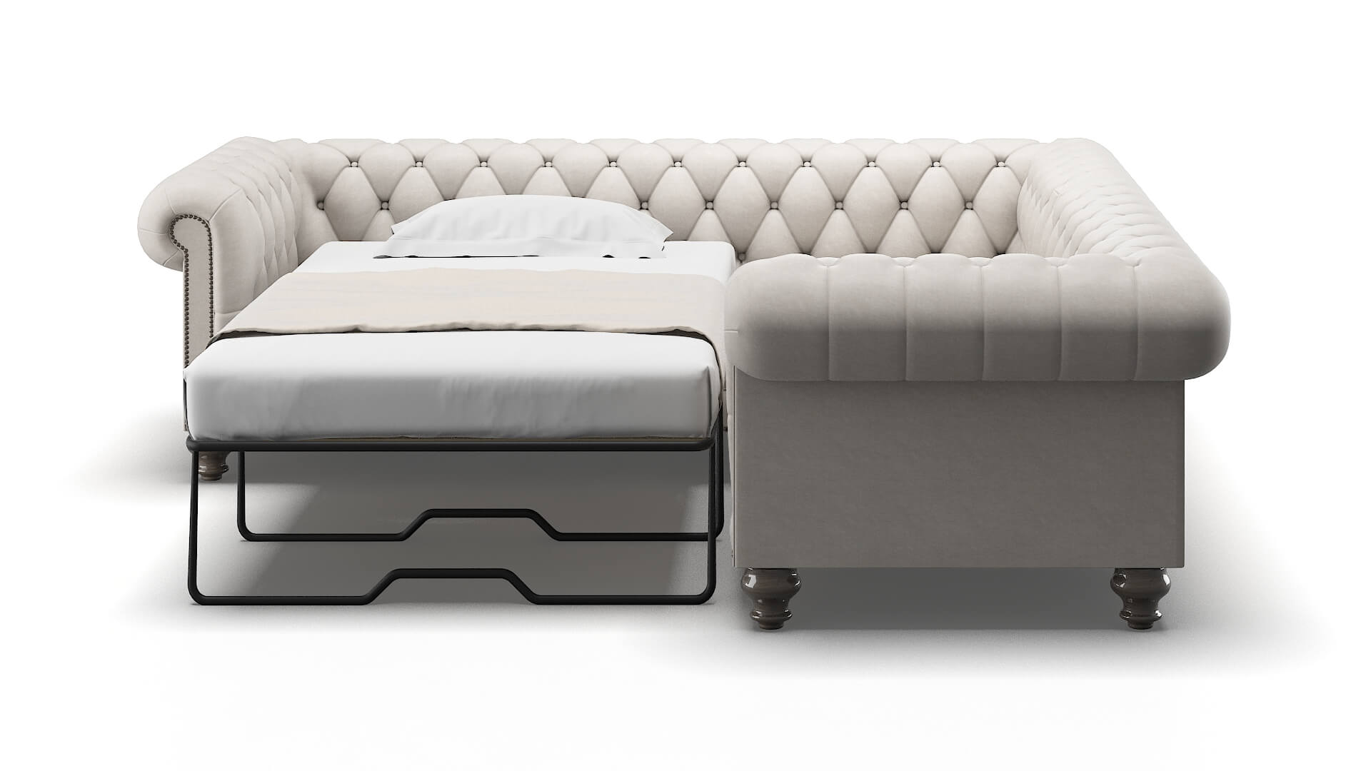 Bordeaux Dream_d Stone Sectional Sleeper Espresso legs 1