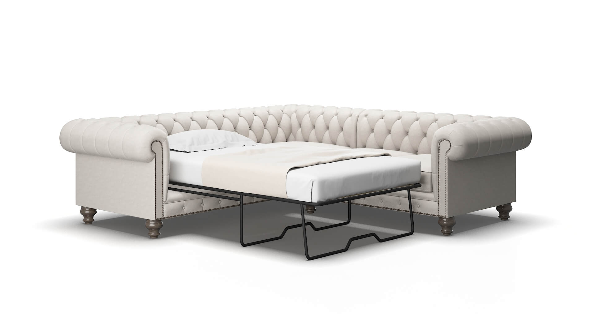 Bordeaux Dream_d Stone Sectional Sleeper Espresso legs 2
