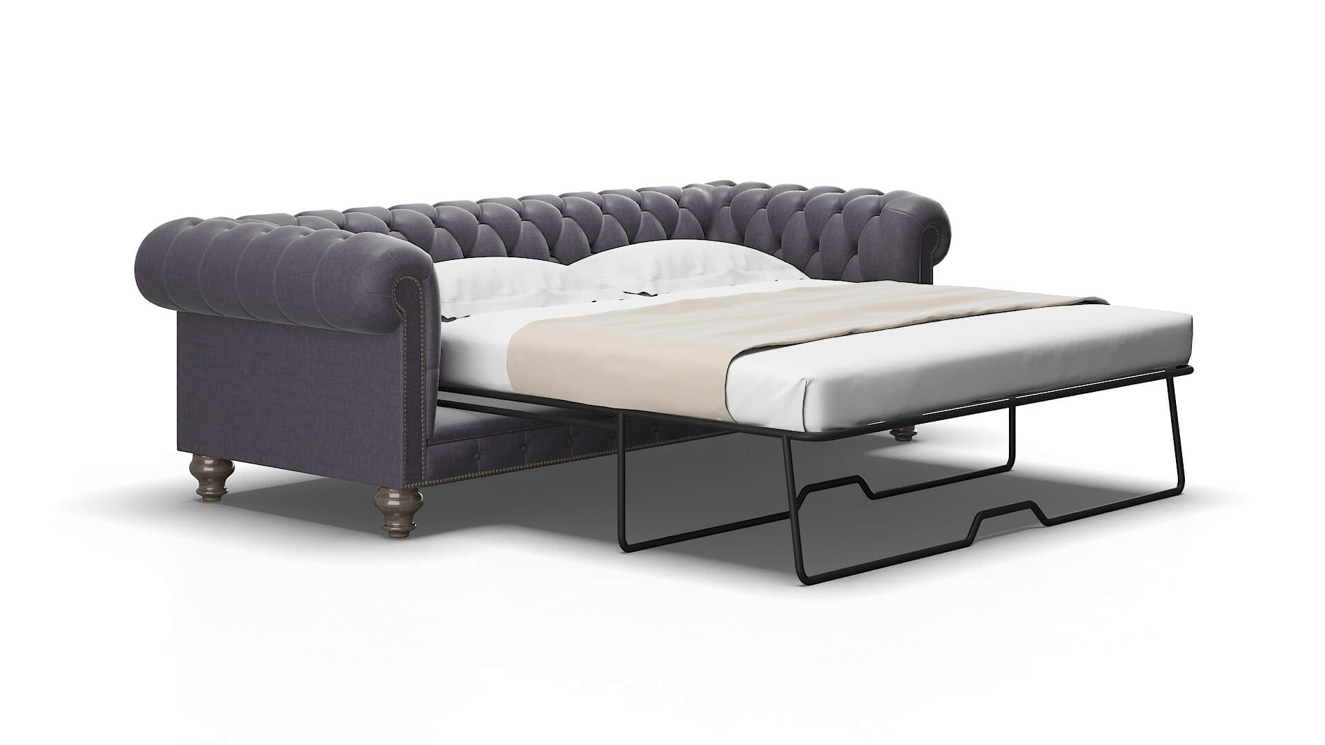 Bordeaux Durham ink Sofa sleeper Espresso Legs  2