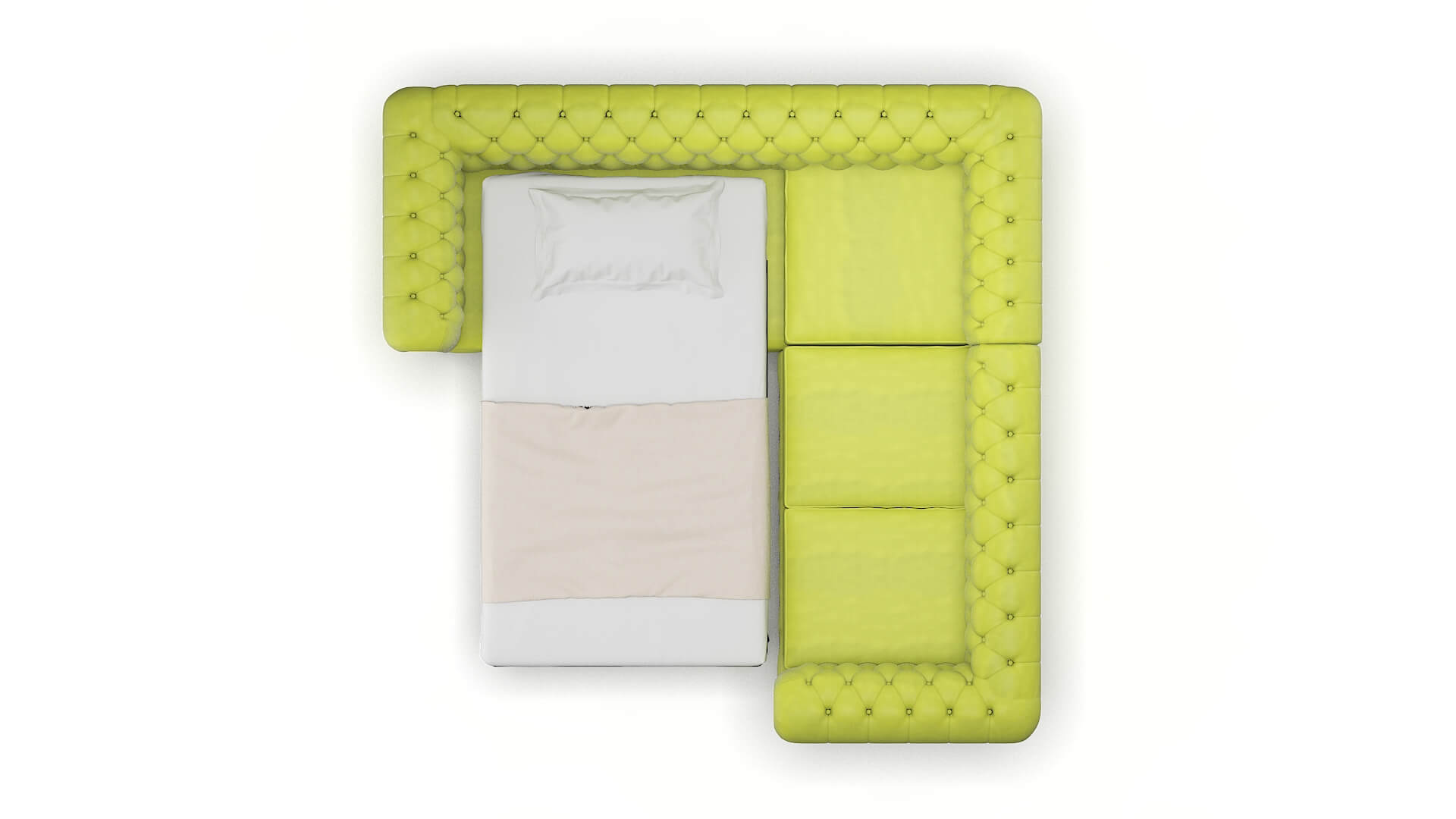 Bordeaux Hathaway Apple Sectional Sleeper Espresso legs 3