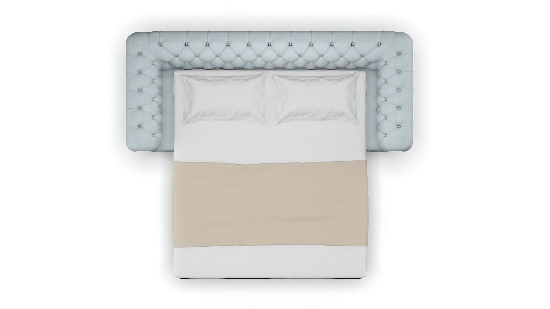 Bordeaux Hathaway Aqua Sofa Sleeper Espresso legs 3