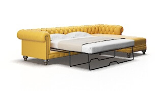 Bordeaux Hepburn Chai_tea Panel Sleeper espresso legs 2