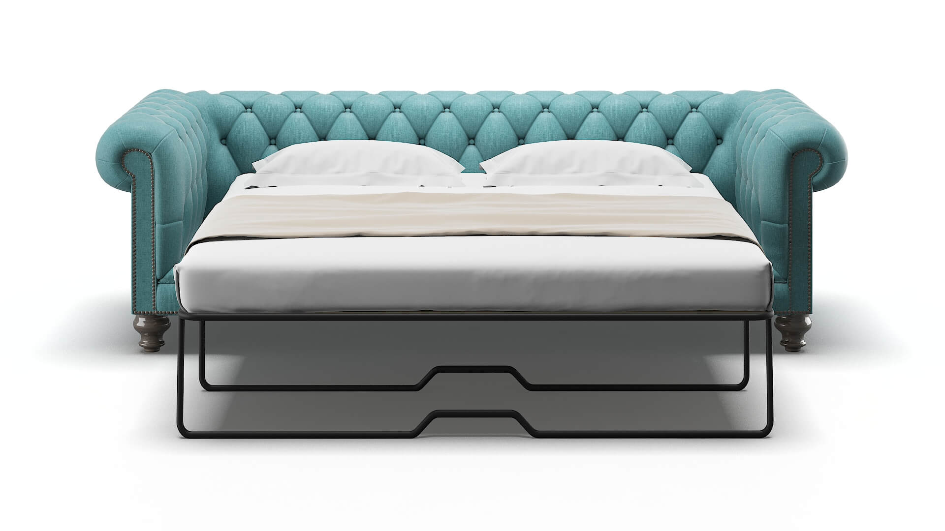 Bordeaux Hepburn_hrp Emerald Sofa Sleeper Espresso legs 1