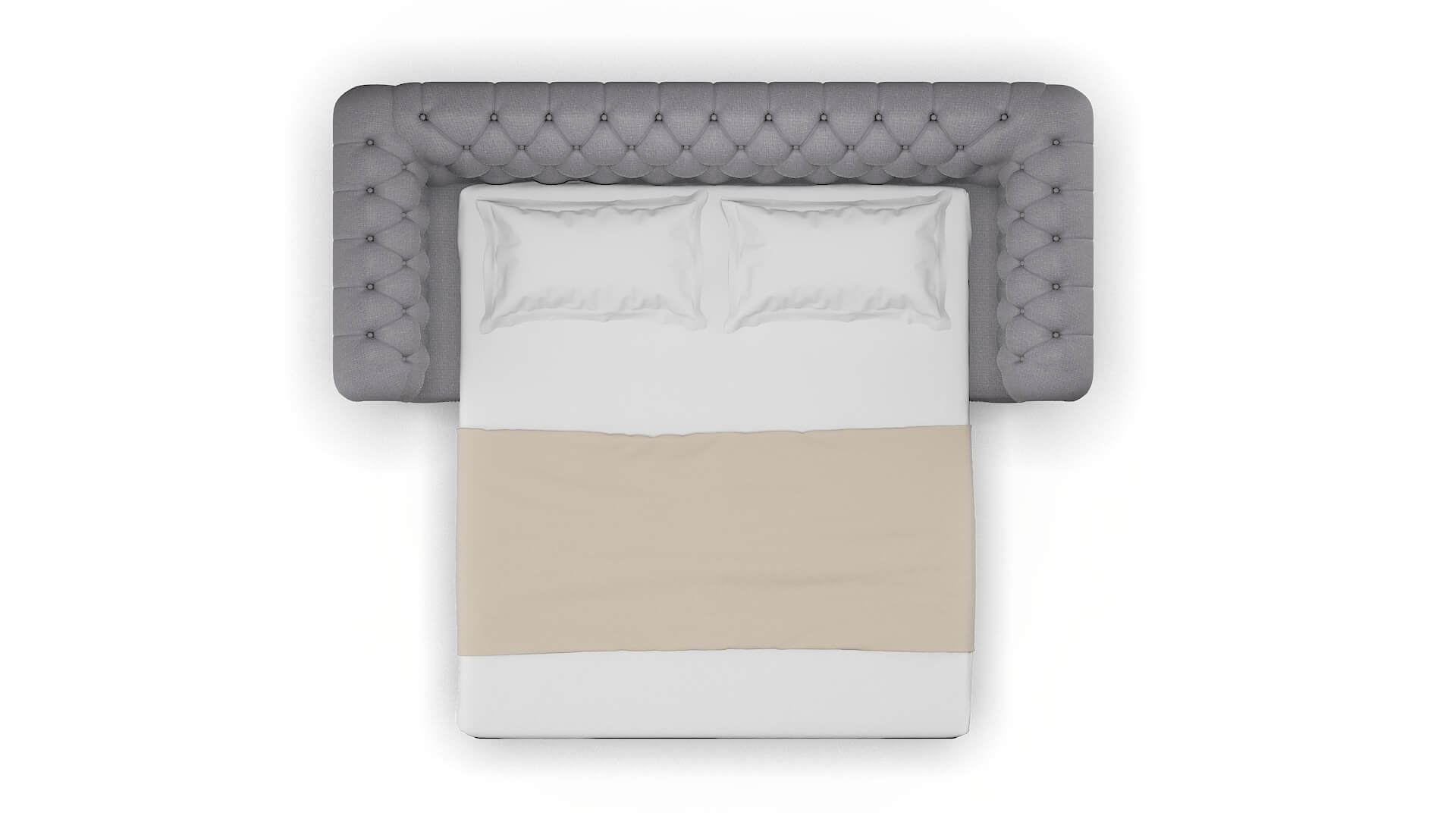 Bordeaux Insight Denim Sofa Sleeper Espresso legs 3