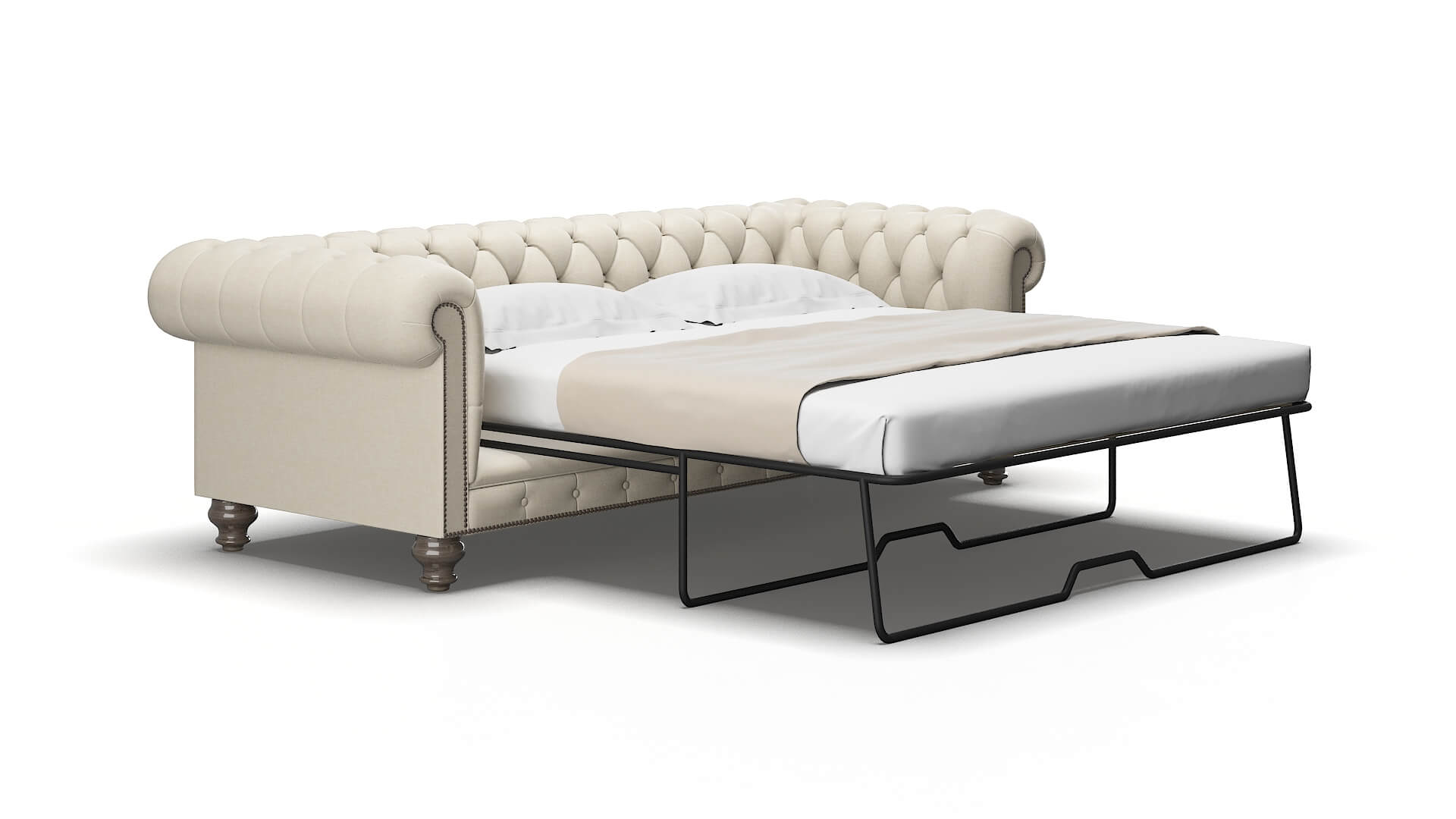 Bordeaux Keylargo almond Sofa sleeper Espresso Legs  2