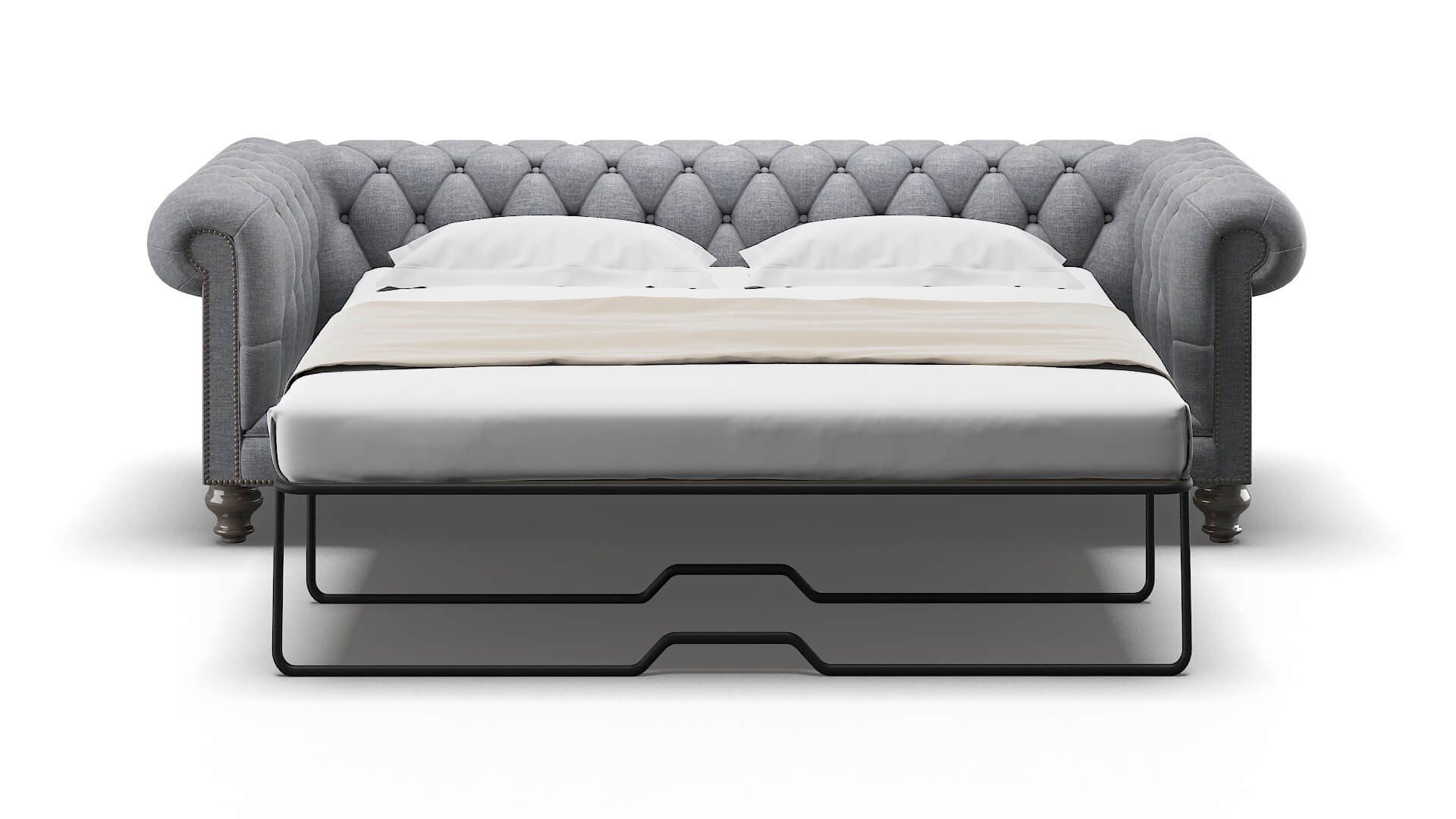 Bordeaux Keylargo Ash Sofa Sleeper Espresso legs 1