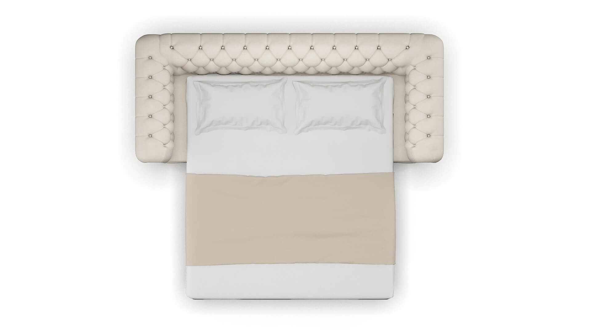 Bordeaux Malibu Linen Sofa Sleeper Espresso legs 3