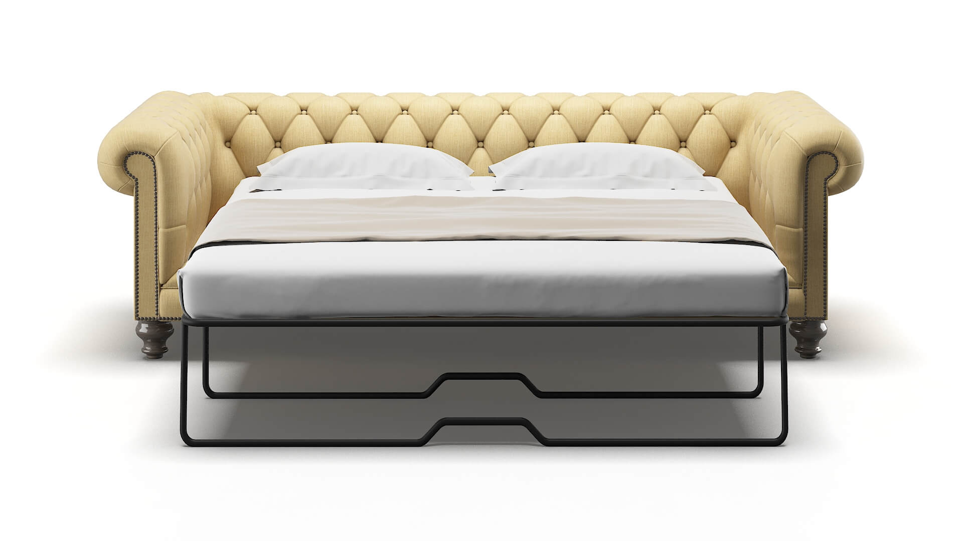 Bordeaux Malibu Maize Sofa Sleeper Espresso legs 1