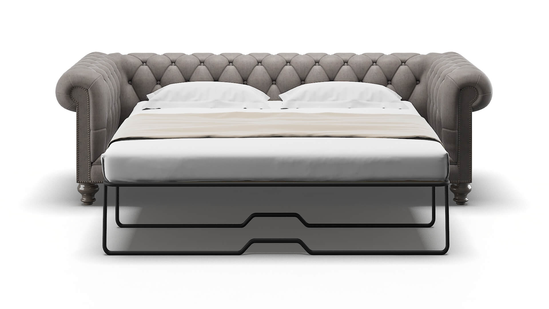 Bordeaux Noble Otter Sofa Sleeper Espresso legs 1