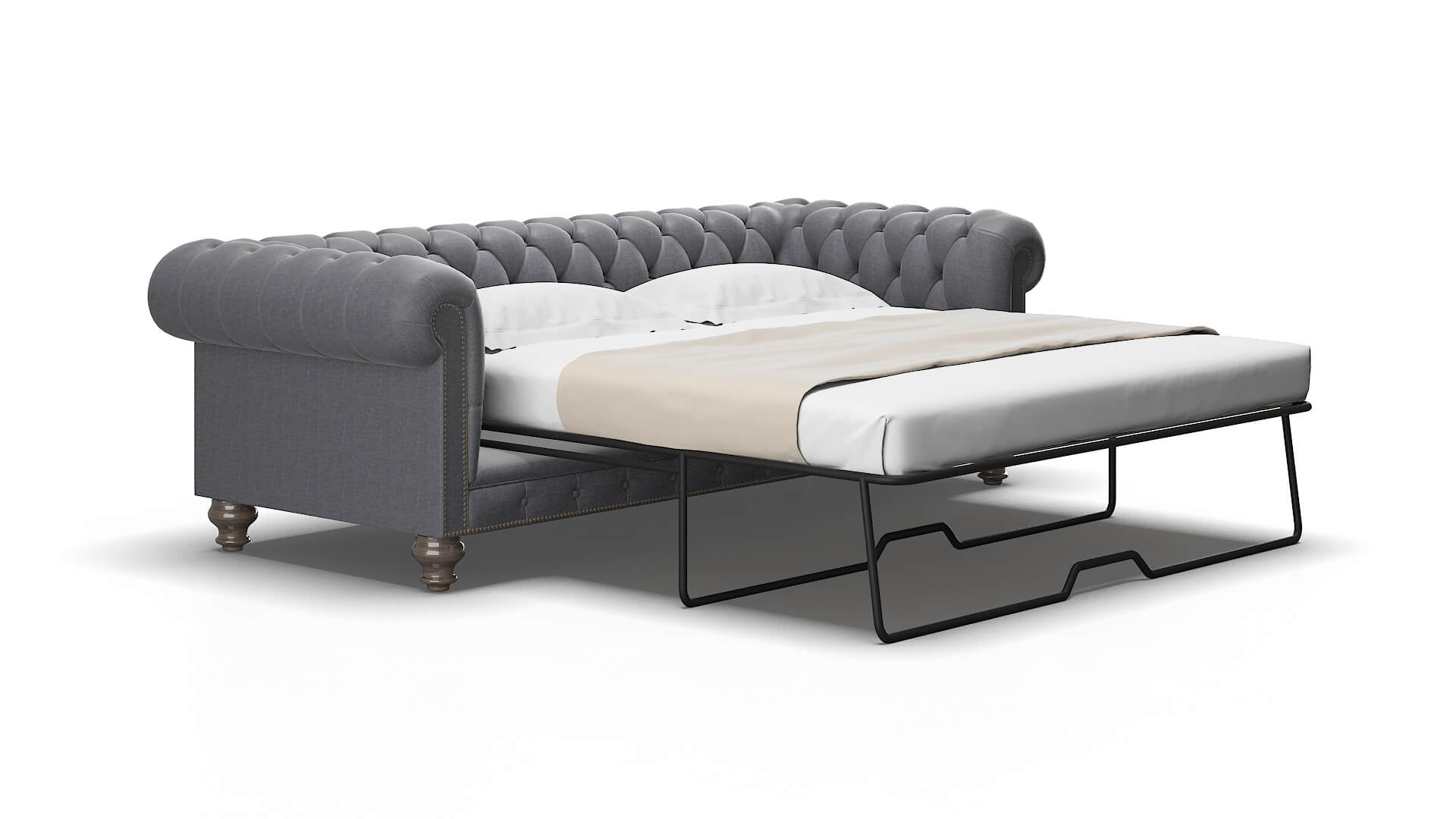 Bordeaux Notion graphite Sofa sleeper Espresso Legs  2