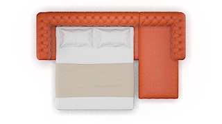 Bordeaux Notion Tang Panel Sleeper Espresso legs 3